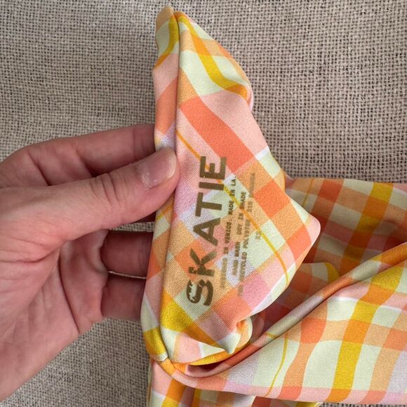 Skatie Swim Bikini Set XS Suva Plaid - Picture 6 of 6